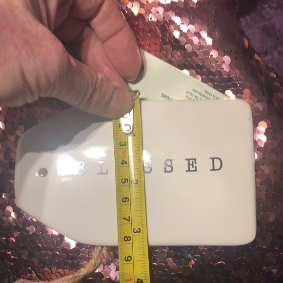 NWT “Blessed” Ceramic Sign from Hobby Lobby - Picture 7 of 7